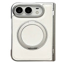 iPhone Duo Litchi PU Rotating Magnetic Kickstand Case