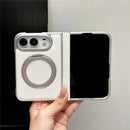 iPhone Duo Litchi PU Rotating Magnetic Kickstand Case