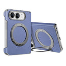 iPhone Duo Magnetic Ring Kickstand Hinge Leather Case