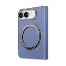 iPhone Duo Magnetic Ring Kickstand Hinge Leather Case