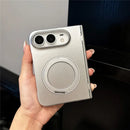 iPhone Duo Matte Metal Finish Rotating Kickstand Case