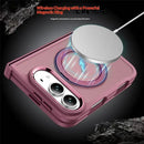 iPhone Duo Metal Lens Frame Ring Kickstand Case