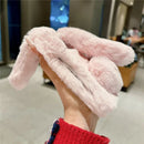 iPhone Duo Plush Bunny Ears Winter Case