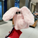 iPhone Duo Plush Bunny Ears Winter Case