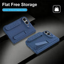 iPhone Duo Silicone Wristband Kickstand Case