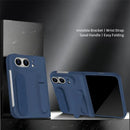 iPhone Duo Silicone Wristband Kickstand Case