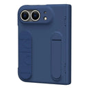 iPhone Duo Silicone Wristband Kickstand Case