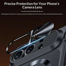 iPhone Duo Skin Touch Fabric Anti-Spy Hinge Case