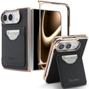 iPhone Duo Vintage Leather Magnetic Card Holder Case