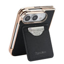 iPhone Duo Vintage Leather Magnetic Card Holder Case