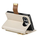 iPhone Duo Zipper Pocket Folio Wallet Case