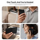 iPhone Fold Magnetic Case Liquid Silicone Shockproof Hinge Protection Phone Cover
