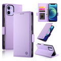 iPhone X/XS/XR/12 mini or iPhone 11 Side Buckle Magnetic Frosted Leather Phone Case