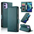 iPhone X/XS/XR/12 mini or iPhone 11 Side Buckle Magnetic Frosted Leather Phone Case