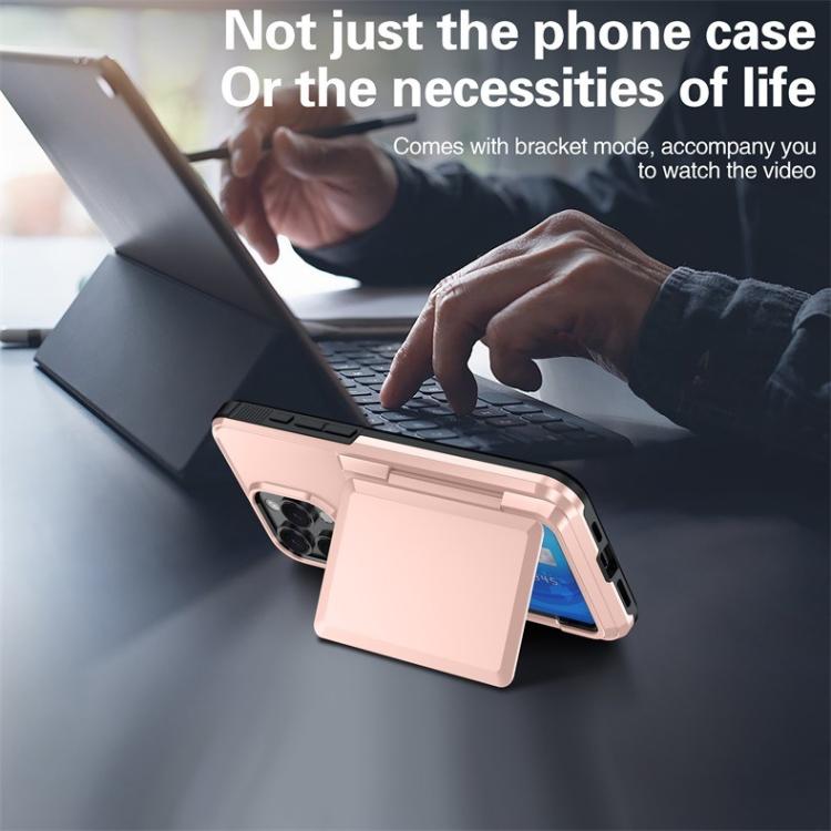 Kalebol Flip Card Wallet Holder Shockproof Phone Case