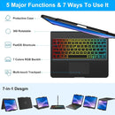 Keyboard Case Ipad Air 13 Inch (M2, 2024/M3 2025) & Ipad Pro 12.9”