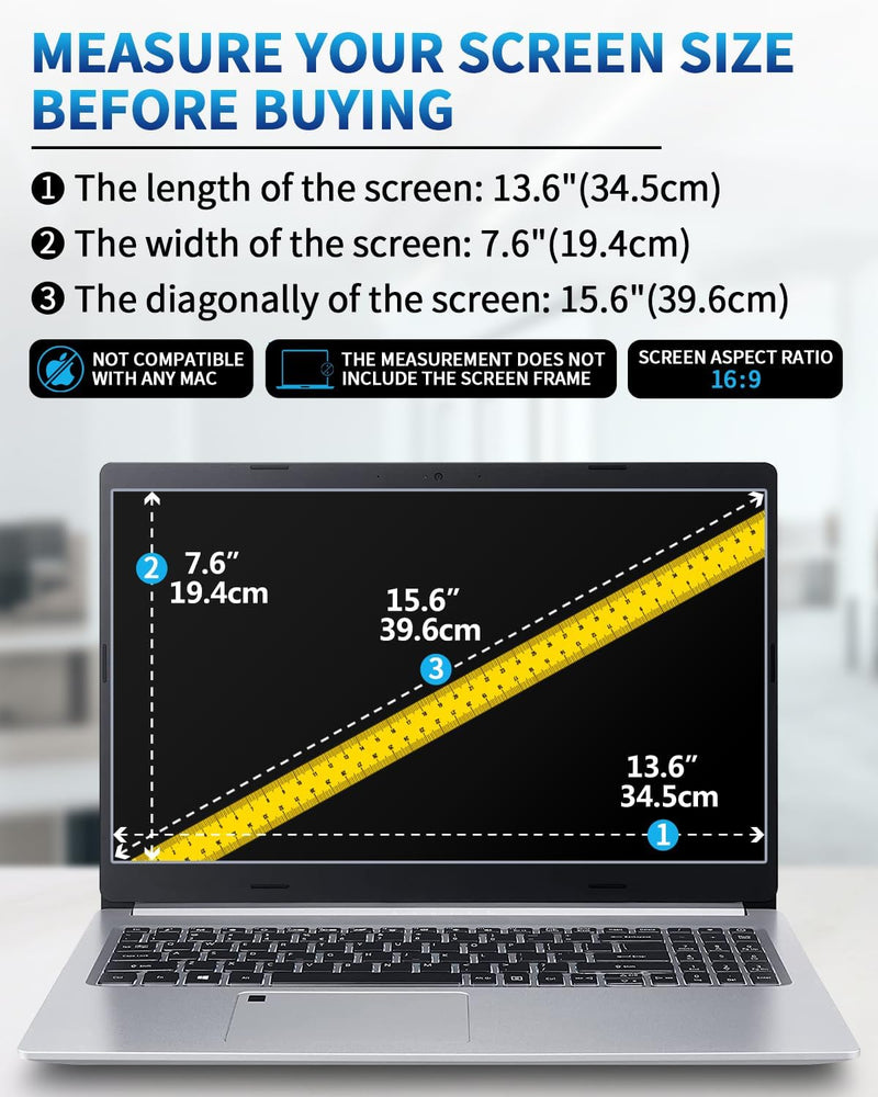 Laptop Screen Protector 15.6 Inch - Gorilla Cases