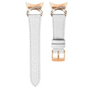 Leather Watch Band 41mm Rose Gold Buckle Strap