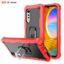 LG Velvet Rugged Ring Case