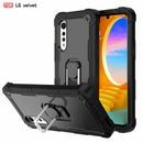 LG Velvet Rugged Ring Case