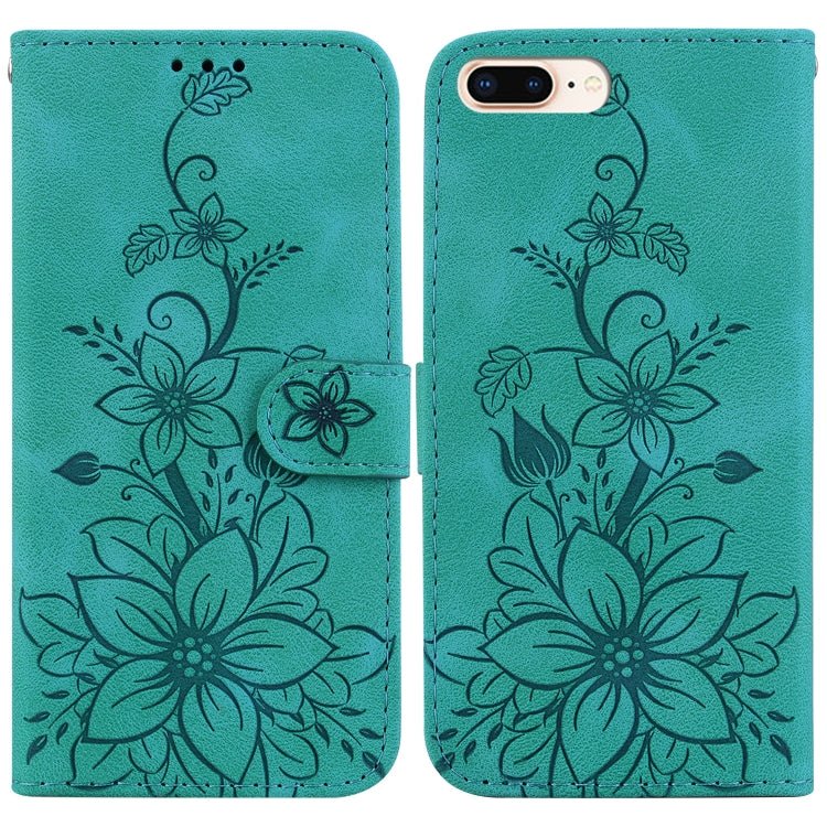 Lily Embossed Leather Phone Case, For iPhone 12 mini, For iPhone 11 Pro Max