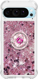 Liquid Quicksand Case for Pixel 10 Pro XL with Diamond Kickstand