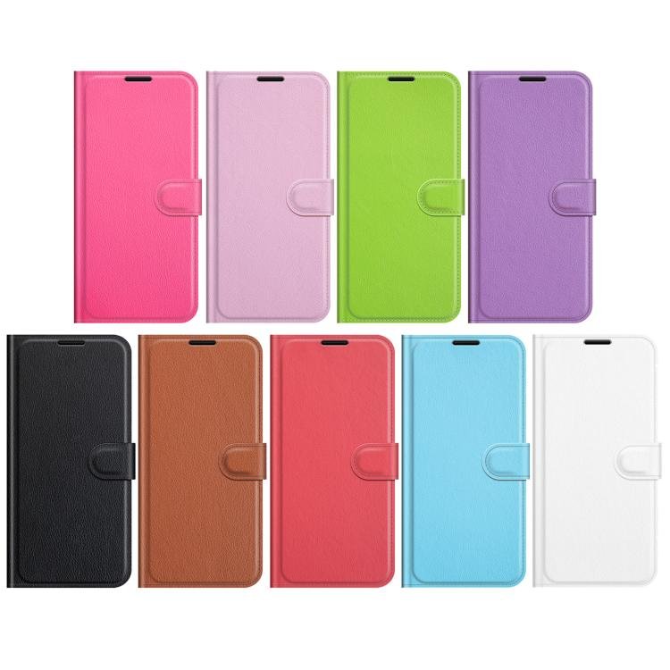 Litchi Texture Horizontal Flip Leather Phone Case with Holder