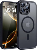 Magnetic for Iphone 16 Pro Case, Upgraded Full Camera Protection