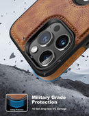 Magnetic for Iphone 16 Pro Leather Case