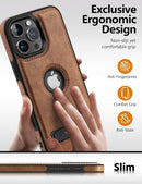 Magnetic for Iphone 16 Pro Leather Case
