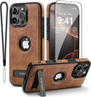 Magnetic for Iphone 16 Pro Leather Case