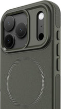 Magnetic for Iphone 17 Pro Max Case with Stand[Compatible with Magsafe] Slim Invisible Kickstand, Protective Anti - Fingerprint Phone Cove 6.9", Medium Grey