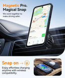 Magnetic for OnePlus 15 Case with 2 * Tempered Glass Screen Protector Matte Translucent Shockproof Protective Bumper Phone Cover (Black)