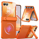 Magnetic for Samsung Galaxy Z Flip 7 Case with [Built - In Screen Protector & Hinge Protection]