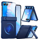 Magnetic for Samsung Galaxy Z Flip 7 Case with [Built - In Screen Protector & Hinge Protection]