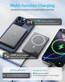 Magnetic Wireless Power Bank 5000mAh – Ultra Slim MagSafe