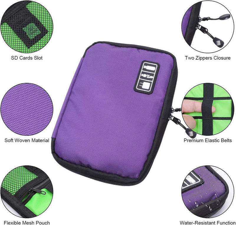 Magsafe Charger Cable, Headphone, USB, SD Cards, Purple - Gorilla Cases