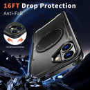 Metal 360 Degree Rotation Holder MagSafe Phone Case