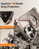 Metal Bumper Case for Iphone 16 Pro, Minimalist Z Aluminum Cover Design