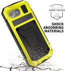 iPhone 16E Aluminum Military Grade Rugged Case with Kickstand