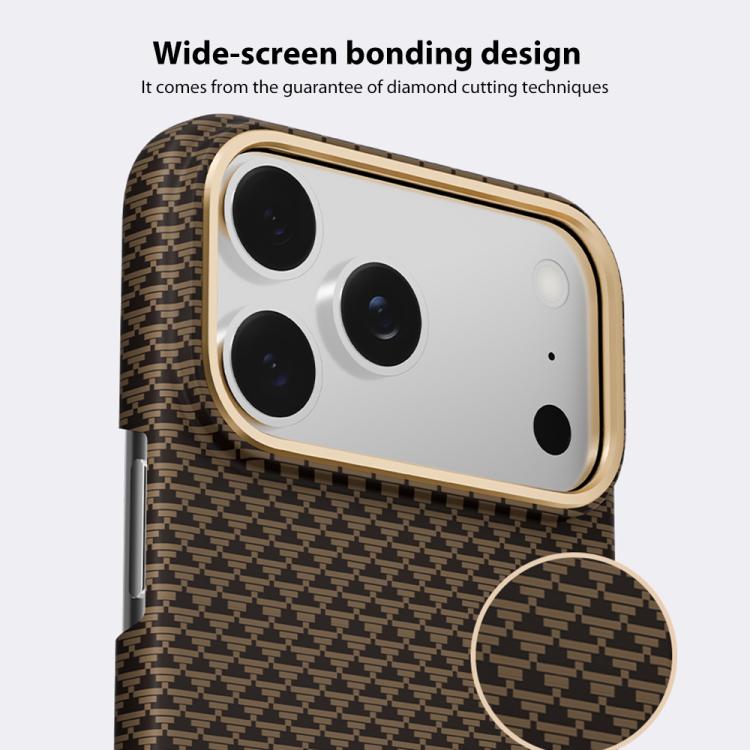 Metal Frame Nanofiber MagSafe Magnetic Phone Case