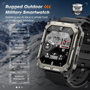 Military Smart Watches for Men (Answer/Make Call), 100M Waterproof Rugged Smart Watch for Android Phones