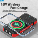 Mobile Accessories Waterproof Fast Charging Portable Wireless Solar Power Banks