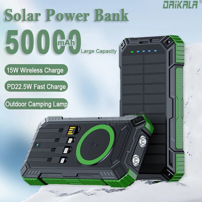 Mobile Accessories Waterproof Fast Charging Portable Wireless Solar Power Banks - Gorilla Cases