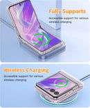 Moto Razr 2026 Clear Magnetic Case – Anti-Yellow