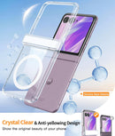 Moto Razr 2026 Clear Magnetic Case – Anti-Yellow
