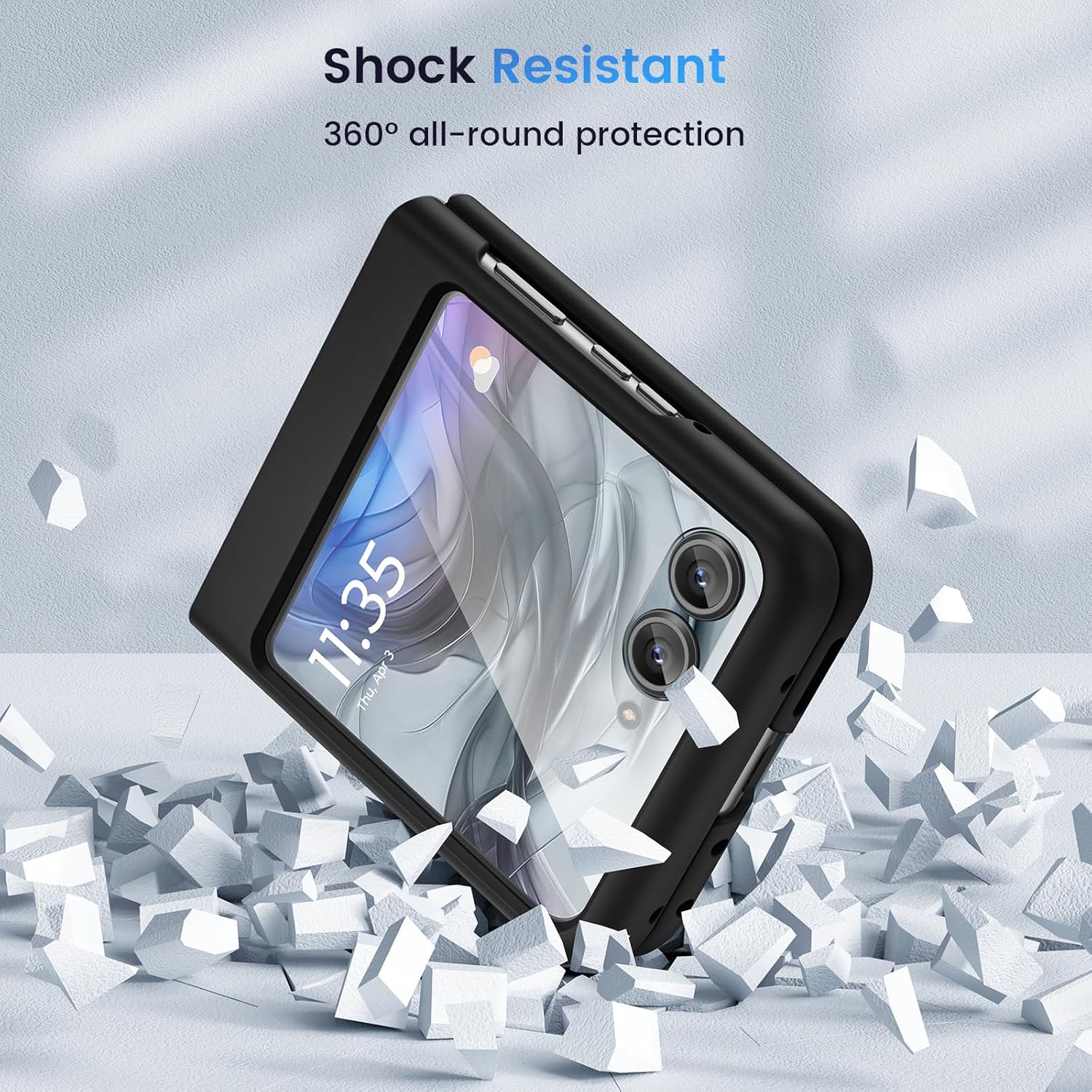Moto Razr 2026 Slim Case – Built-In Glass