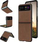 Moto Razr 2026 Vegan Leather Case – Slim Brown