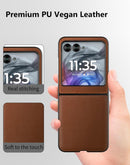 Moto Razr 2026 Vegan Leather Case – Slim Brown