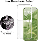 Motorola Moto Razr+ Plus 2024 5G Clear Slim Shockproof Hard PC Phone Case